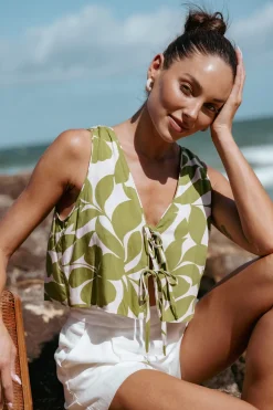 Valia Tie Top
