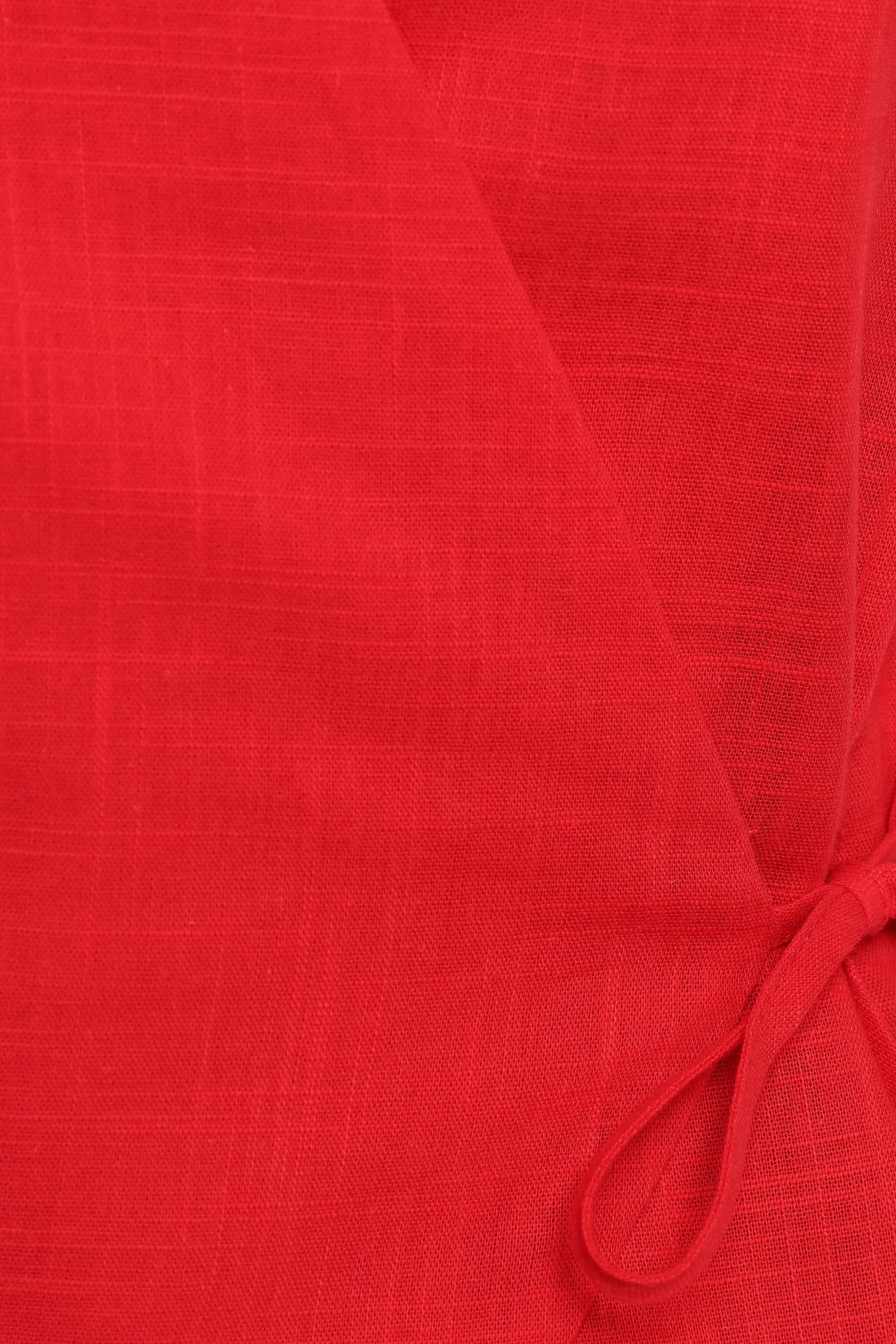 Vanni Wrap Front Linen Top