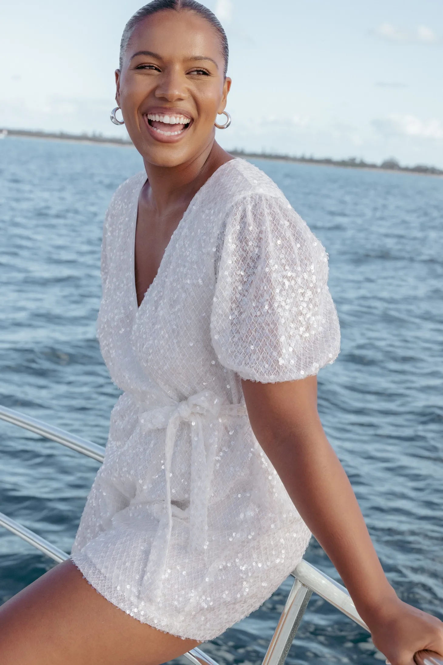 Varity Puff Sleeve Romper