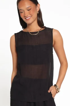 Vayla Sheer Panel Top