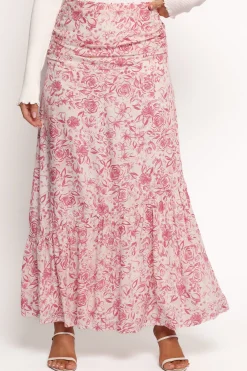 Velda Ruched Maxi Skirt