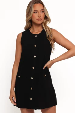 Velvette Mini Button Down Dress