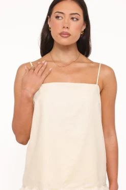 Venate Scallop Skirt Set