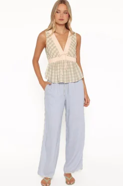 Venda Contrast Trim Pants