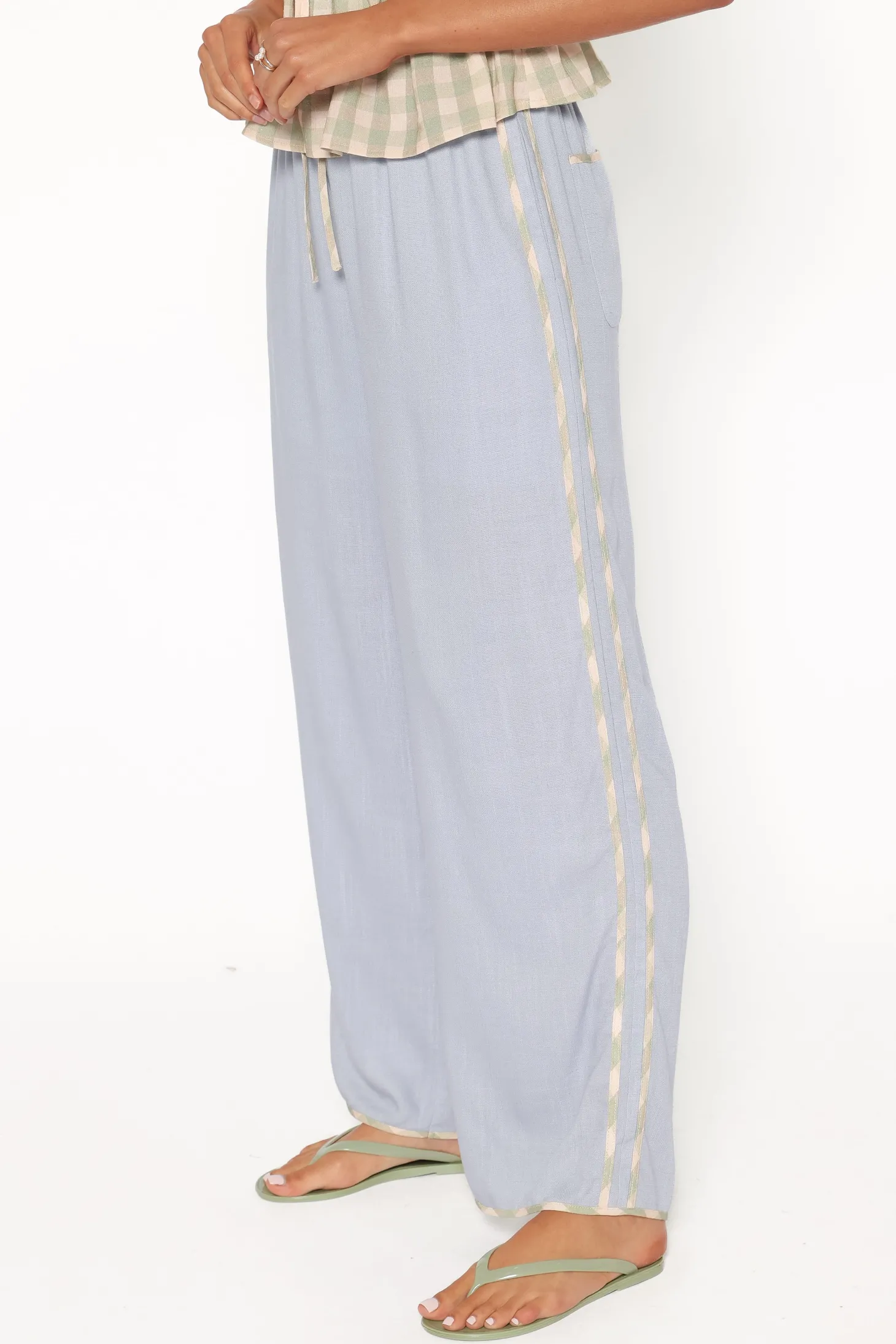 Venda Contrast Trim Pants
