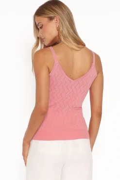 Vesta Pointelle Knit Tank