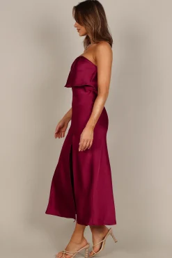 Vienna Strapless Midi Dress