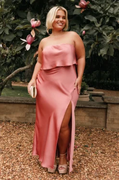 Vienna Strapless Midi Dress