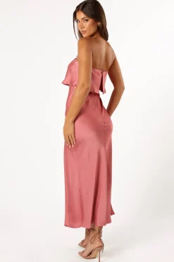 Vienna Strapless Midi Dress