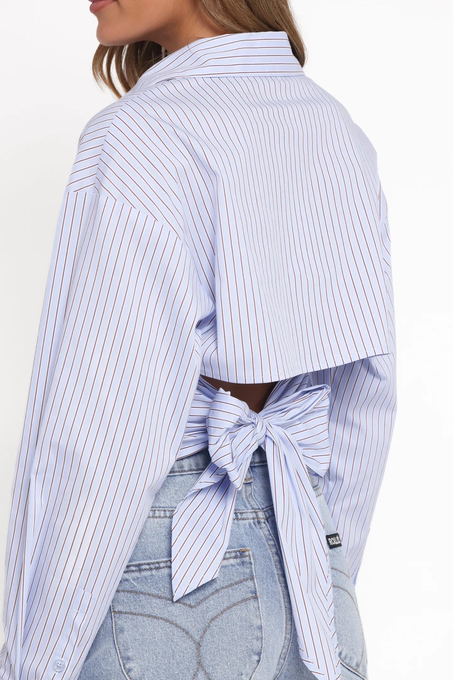 Vienne Tie Back Button Up Shirt