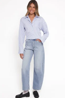 Vienne Tie Back Button Up Shirt