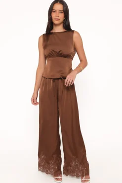 Viola Drawstring Wide Leg Pant
