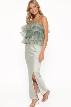 Viviana Fitted Column Skirt