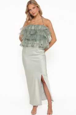 Viviana Fitted Column Skirt