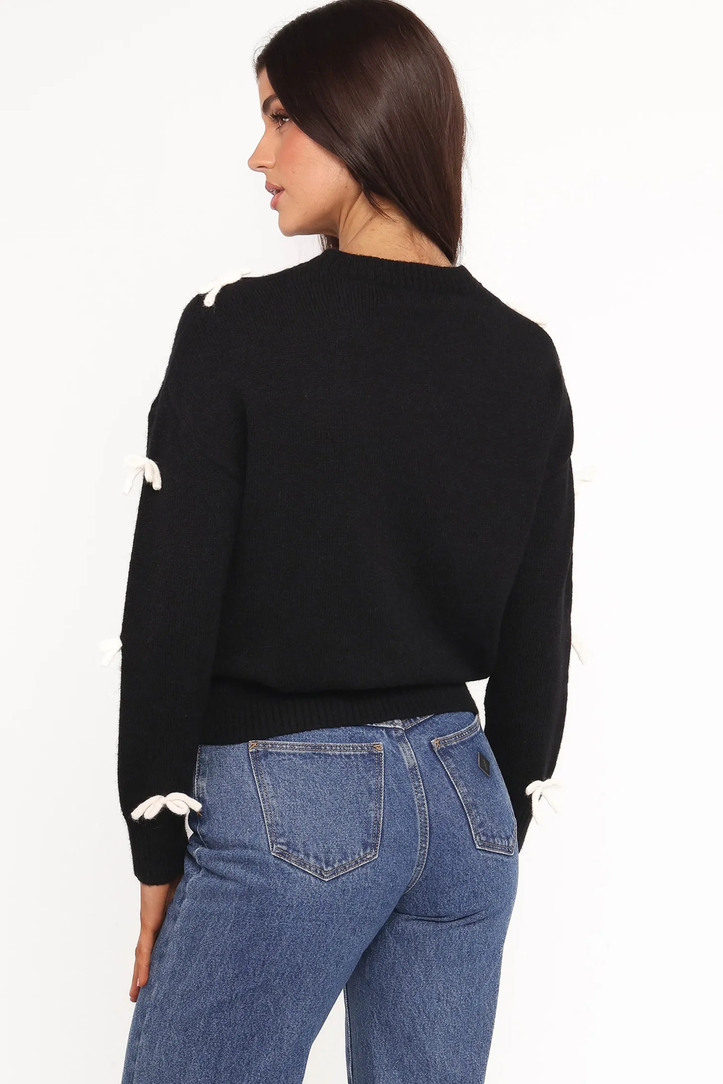 Voss Bow Knit Sweater