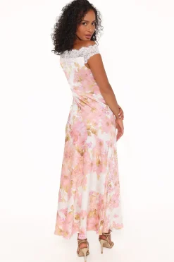 Voss Off Shoulder Lace Maxi Dress