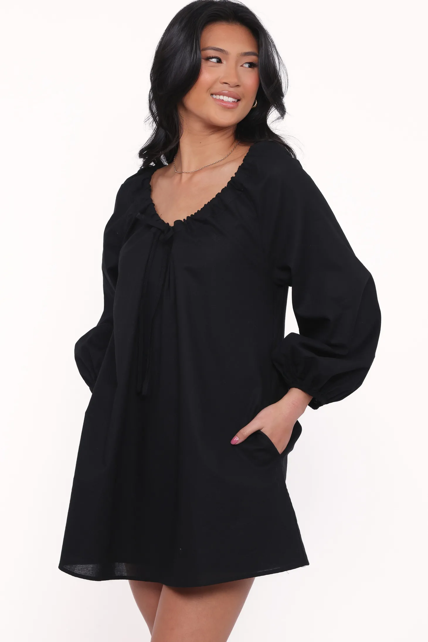 Walker Smock Mini Dress