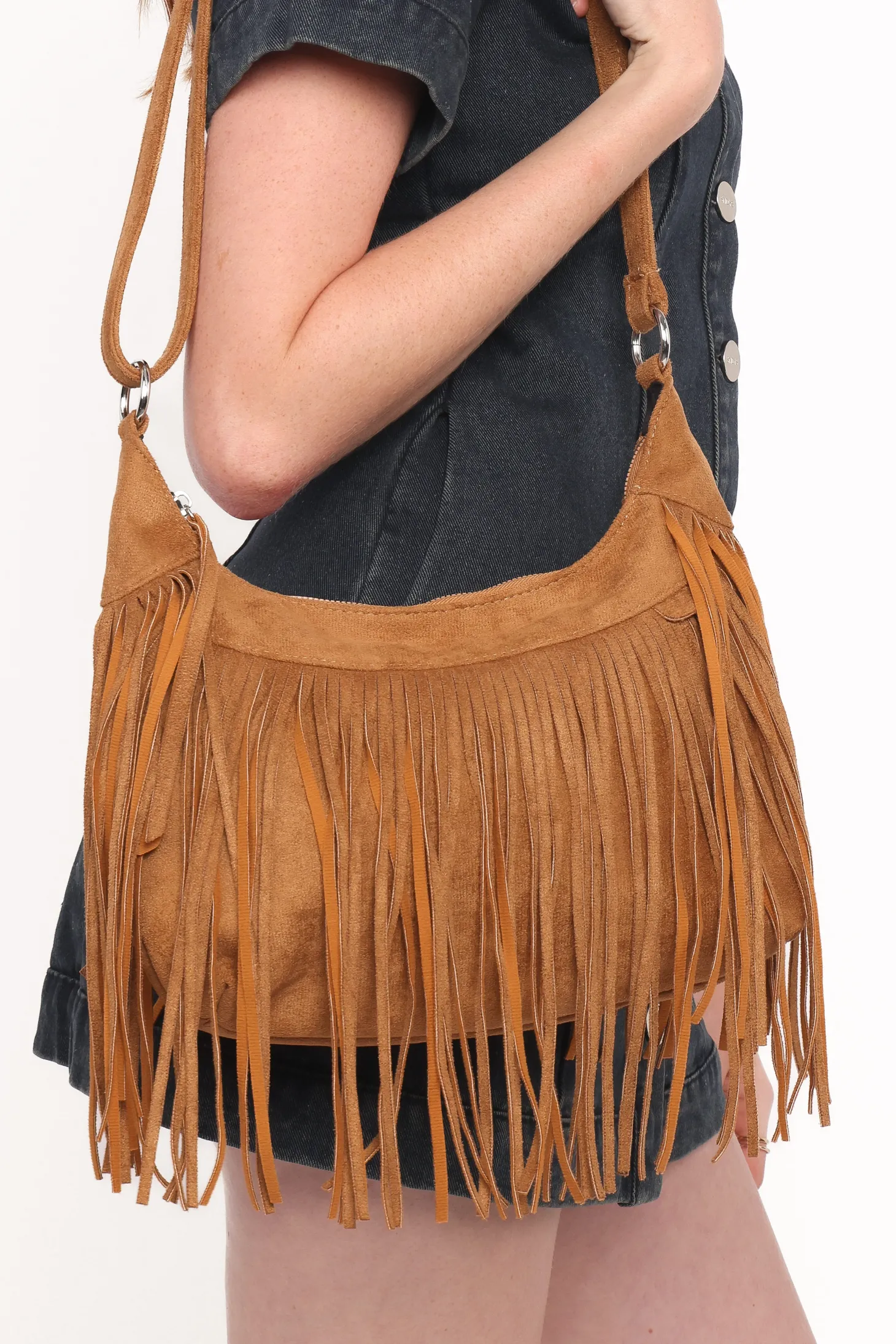 Wells Fringe Shoulder Bag