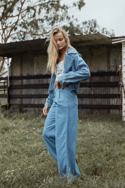 Westwood Waist Tie Denim Jacket