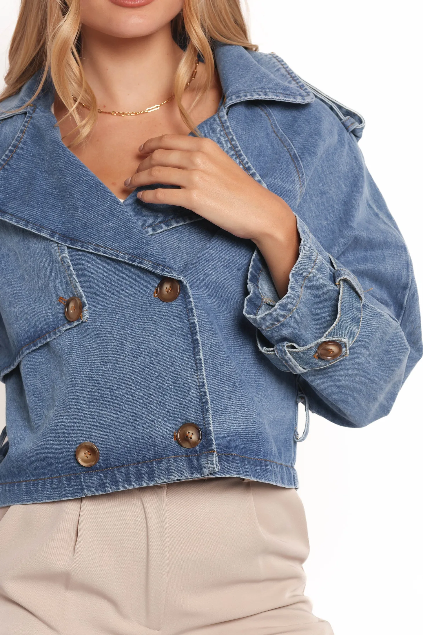 Westwood Waist Tie Denim Jacket