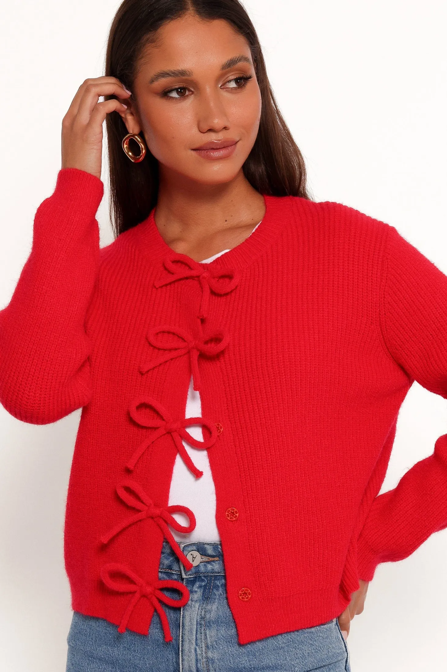 Wilde Bow Front Cardigan