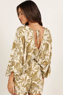 Willa Kimono Sleeve Romper