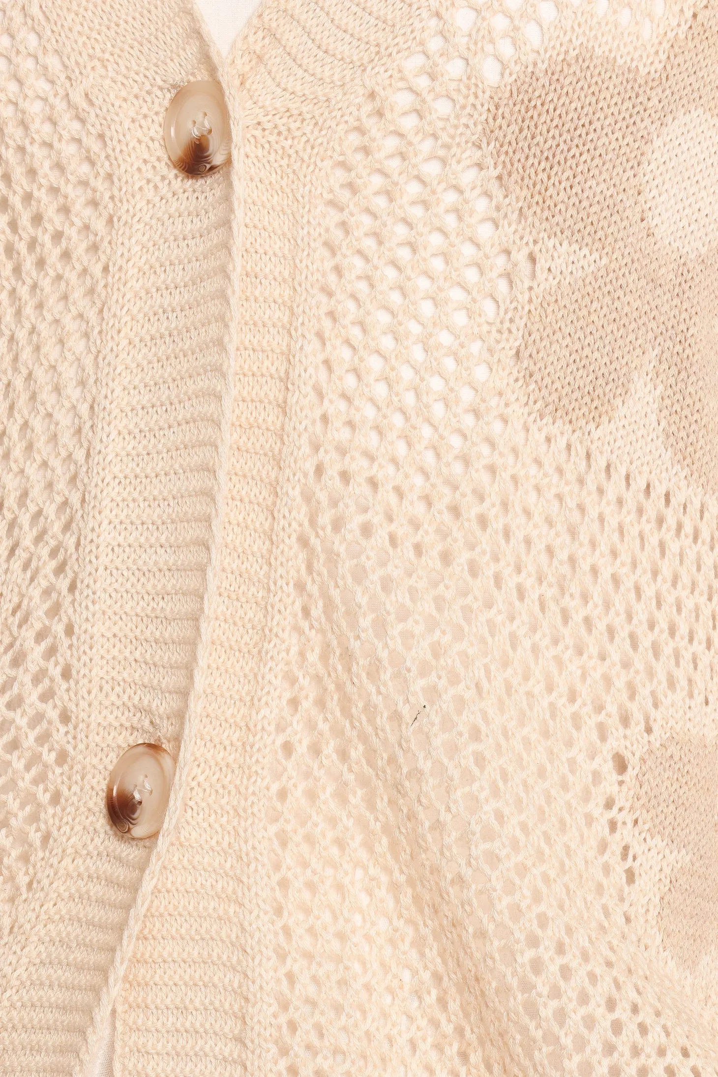 Winslow Open Knit Flower Cardigan
