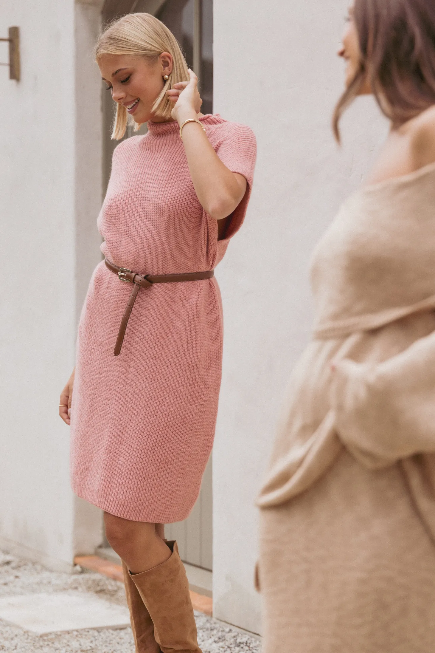 Wright Knit Mini Dress