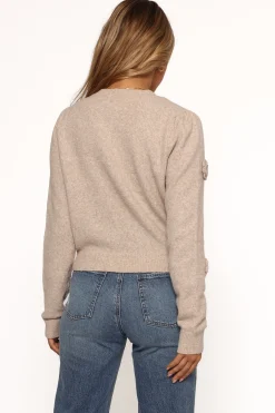 Wynne All Over Flower Knit Sweater