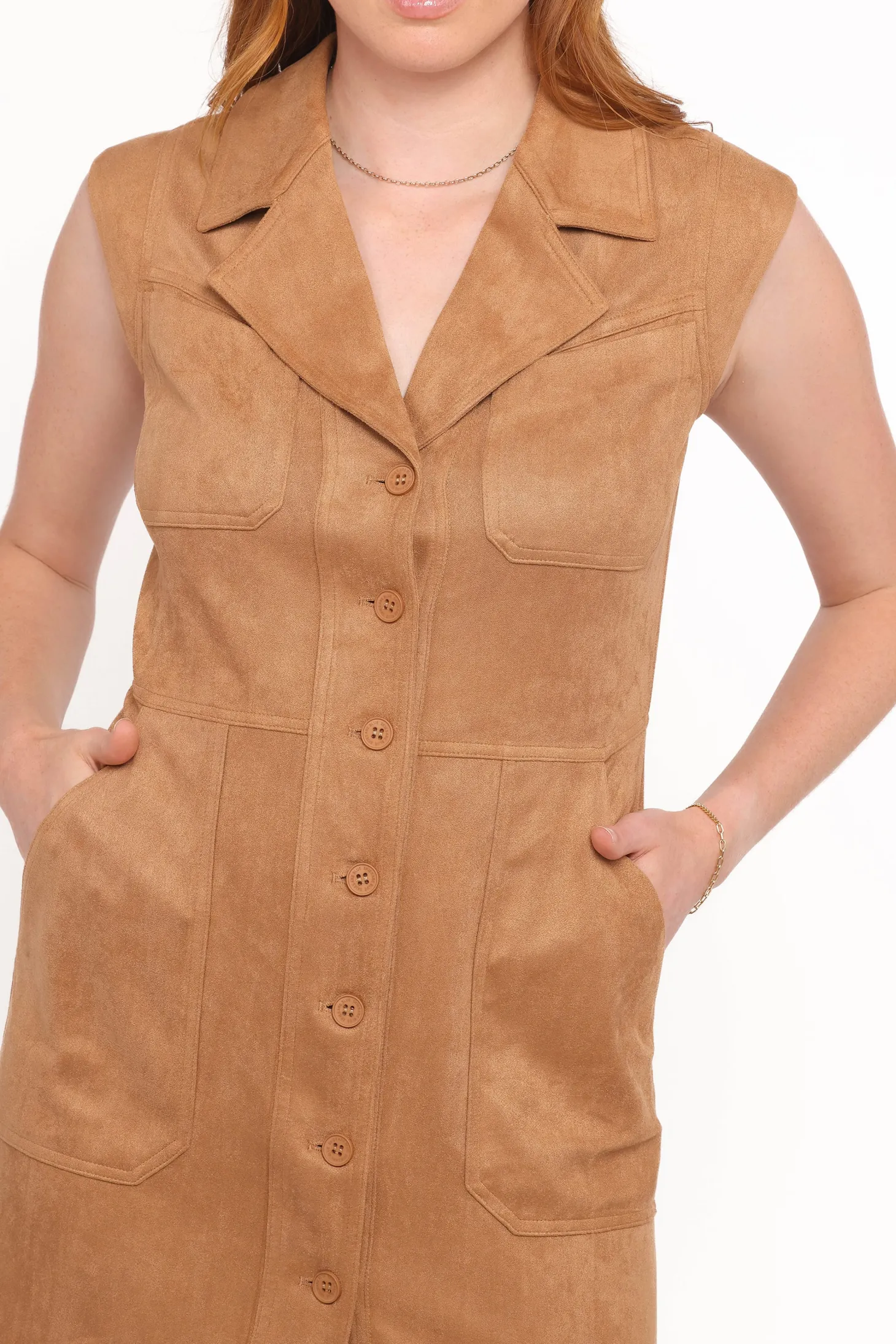 Xoey Suede Mini Dress