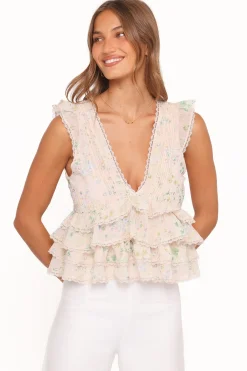 Yana Ruffle Top