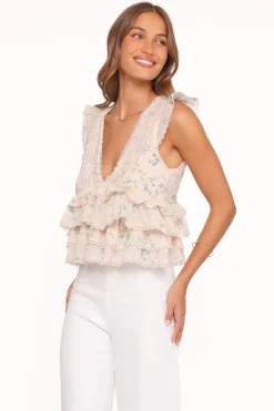 Yana Ruffle Top