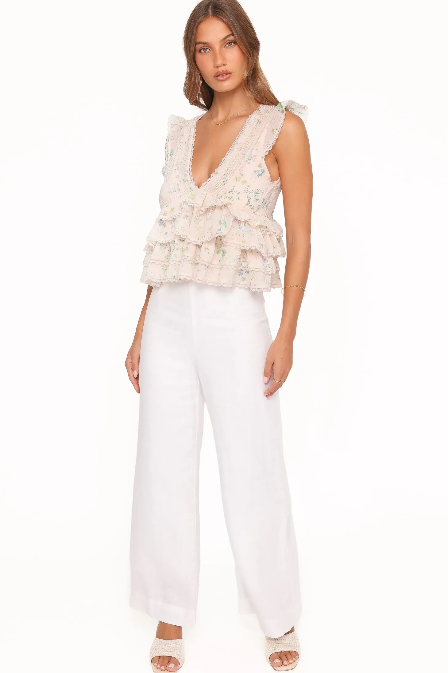 Yana Ruffle Top
