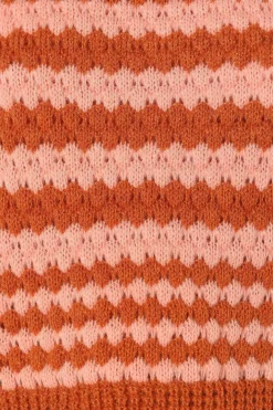 Yasmin Striped Crewneck Knit Sweater