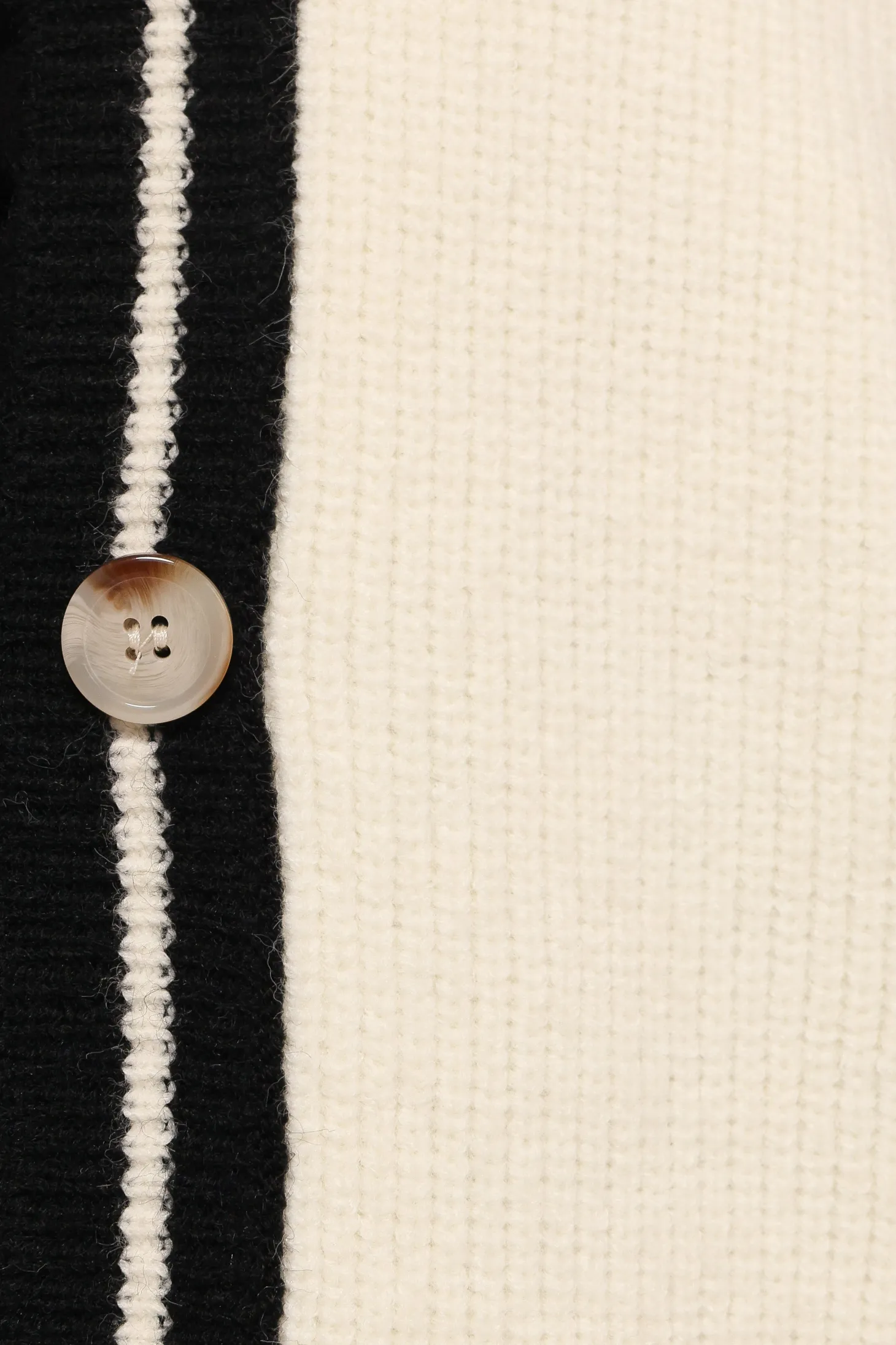 Yorkshire Contrast Hem Cardigan