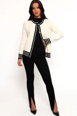 Yorkshire Contrast Hem Cardigan