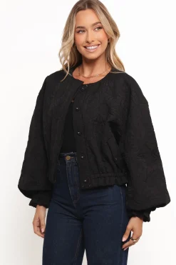 Yuki Tonal Embroidered Flower Jacket