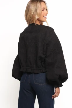 Yuki Tonal Embroidered Flower Jacket