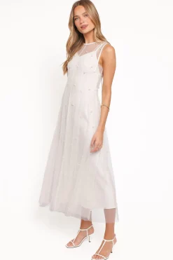 Yulia Pearl Midi Dress