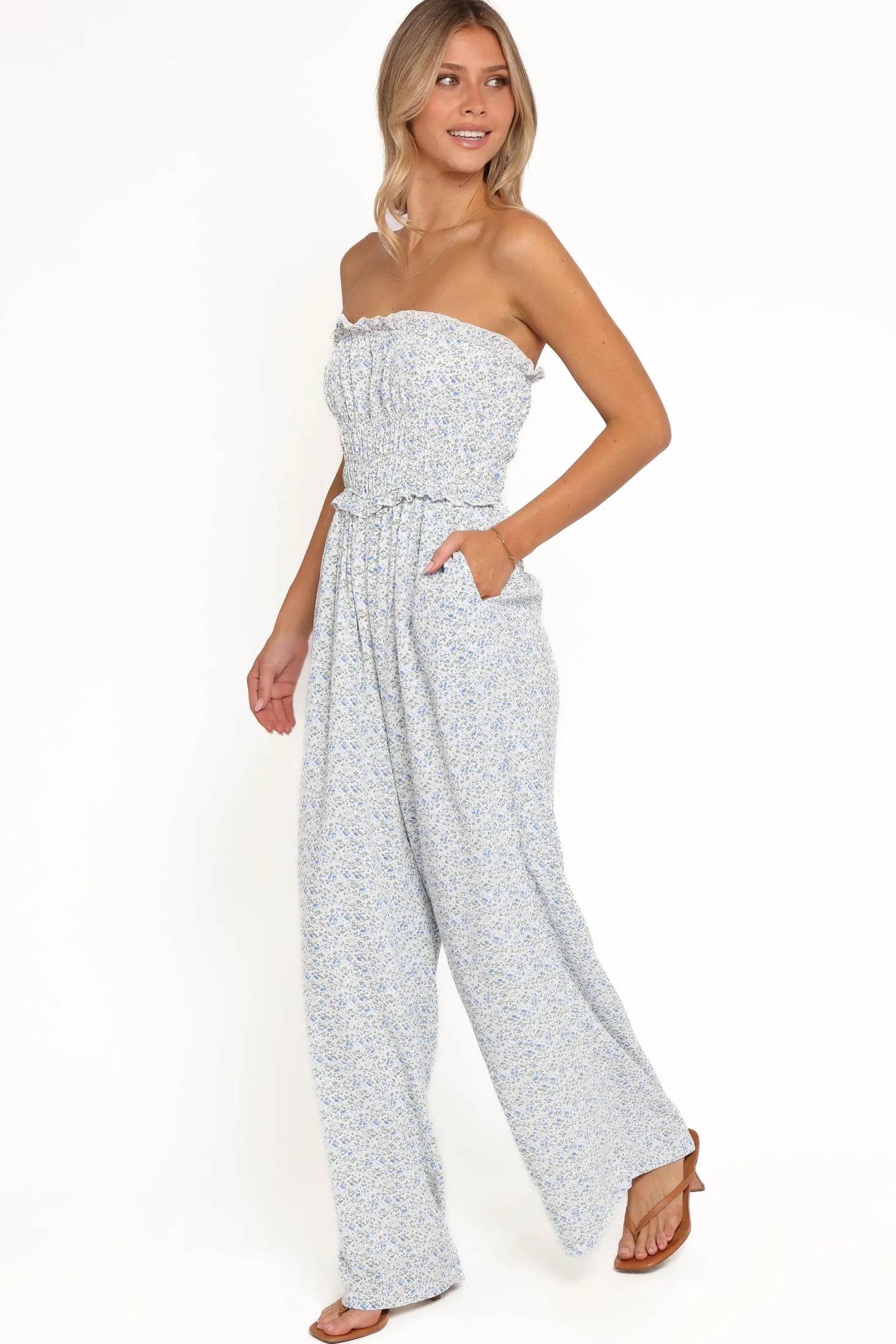Yulissa Strapless Jumpsuit