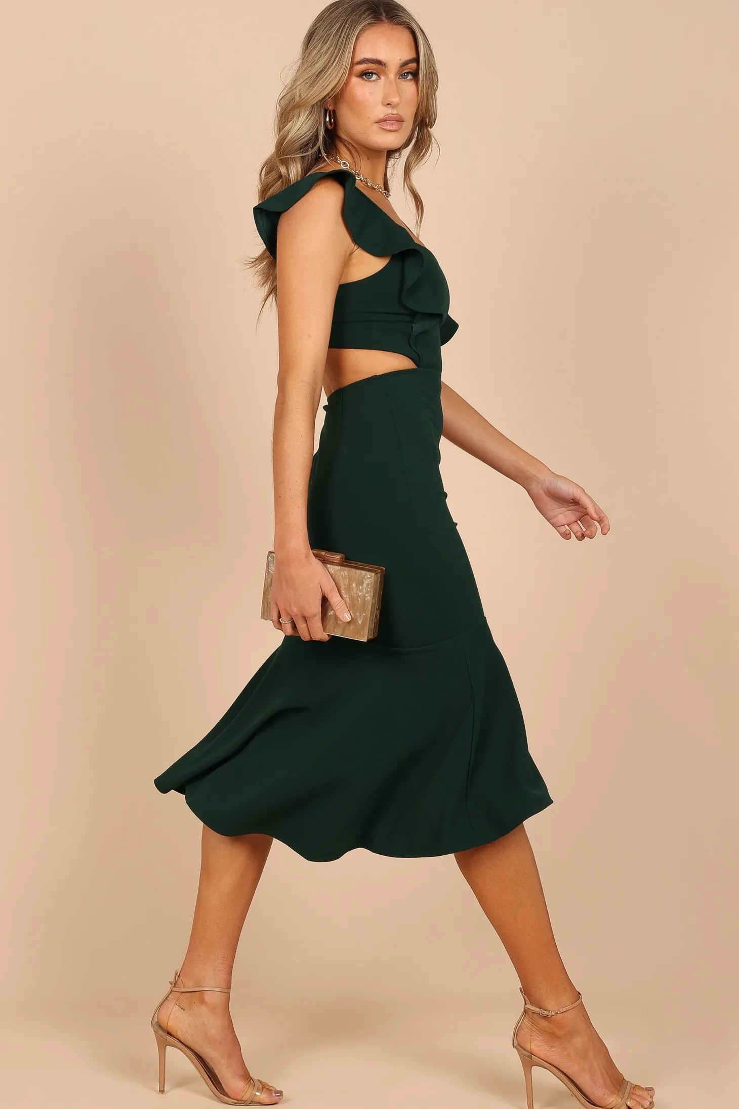 Yvonne Hi Lo Midi Dress