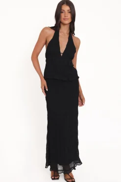 Zafira Textured Halter Top
