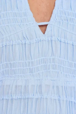 Zafira Textured Halter Top