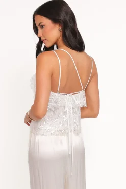 Zinnia Sequins Sleeveless Top