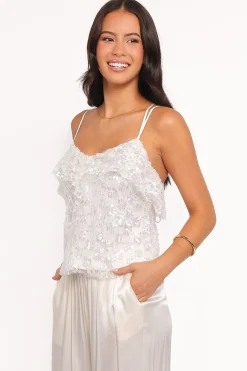 Zinnia Sequins Sleeveless Top