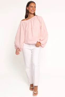 Zion Off Shoulder Long Sleeve Top