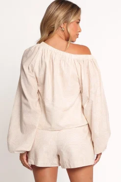 Zion Off Shoulder Long Sleeve Top