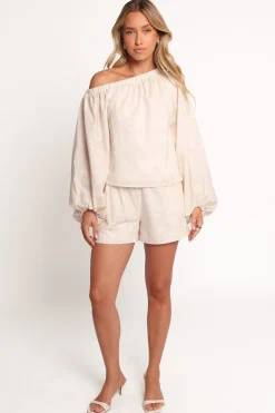 Zion Off Shoulder Long Sleeve Top